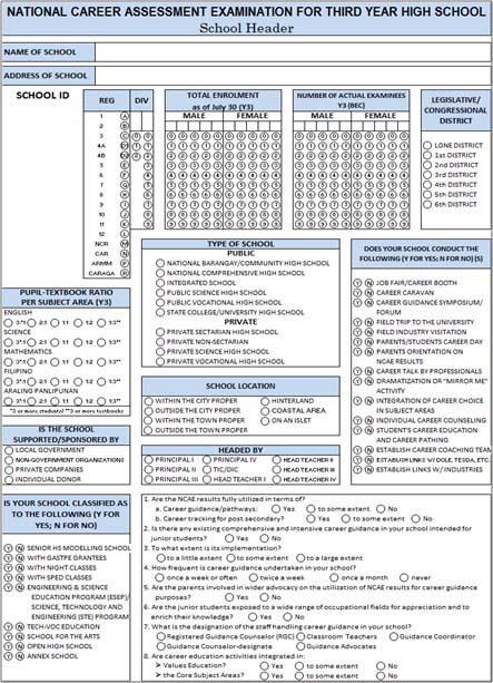 National Achievement Test NAT Administration Guidelines