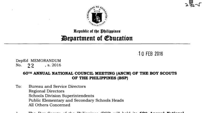 DepEd Memoranda Archives - Page 31 Of 36 - TeacherPH