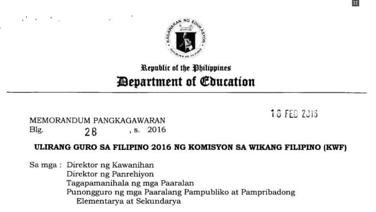 Issuances Archives - Page 48 Of 56 - TeacherPH