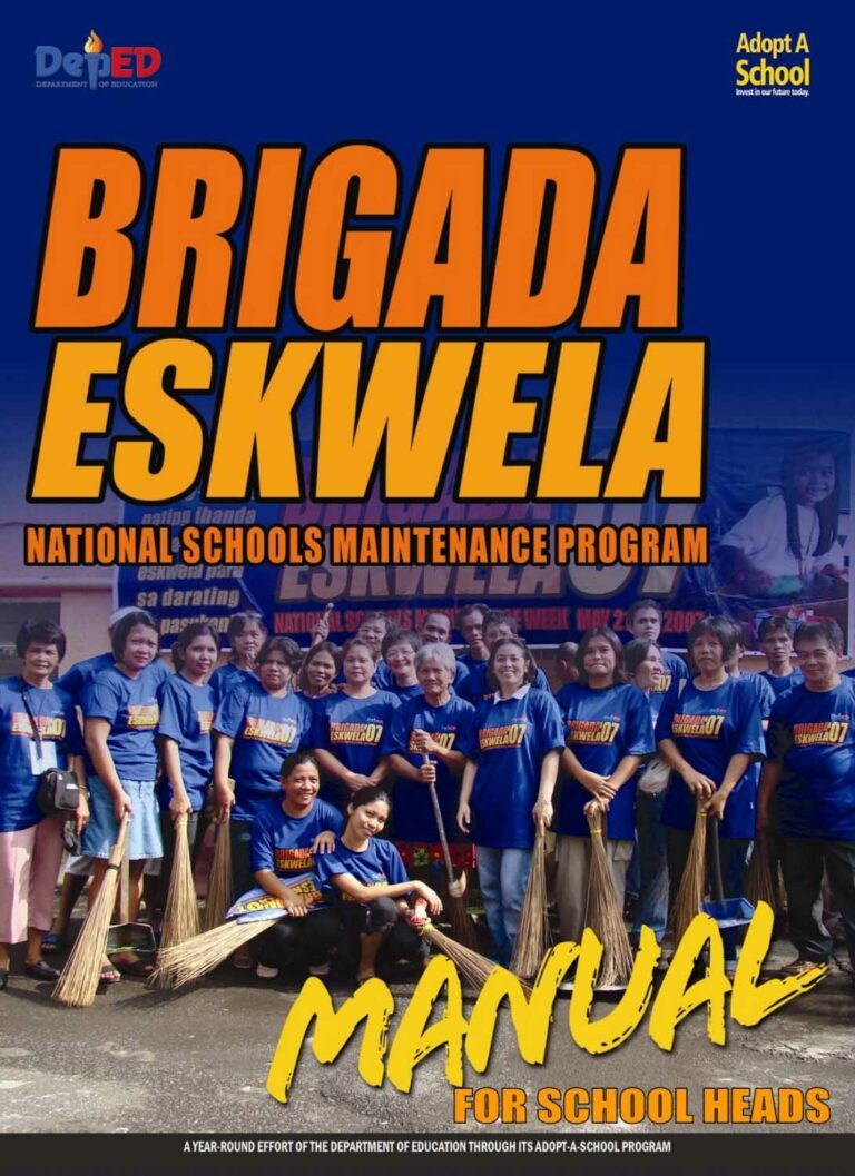 Brigada Eskwela Manual for School Heads - TeacherPH