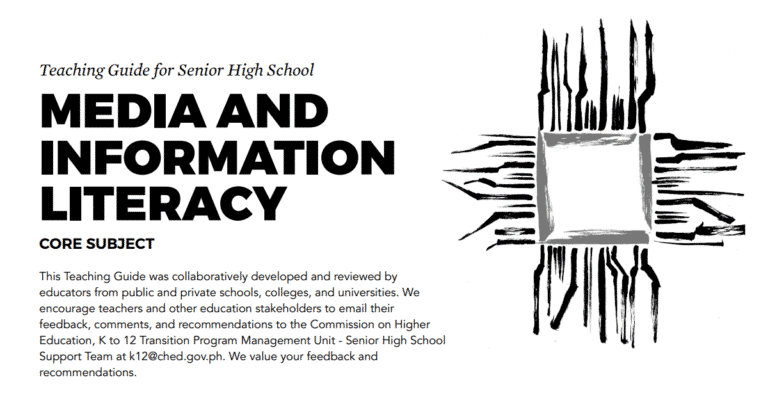 Media And Information Literacy Senior High School Teaching Guide Teacherph 1422