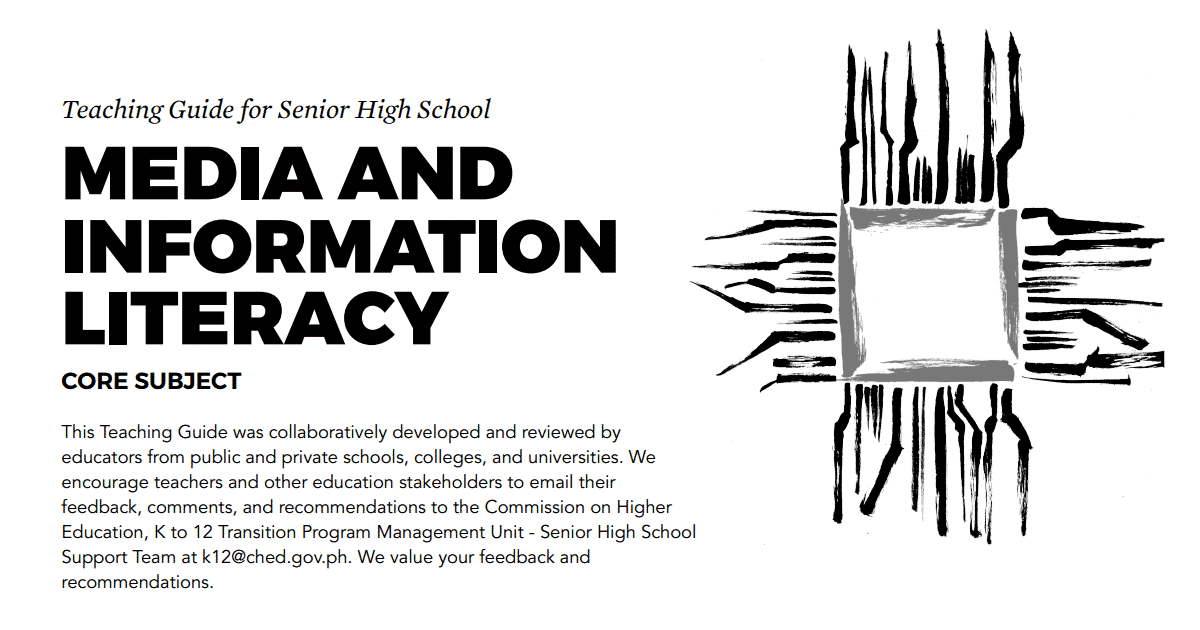 Media And Information Literacy Senior High School Teaching Guide 