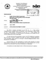 DepEd Application For Permit To Study - TeacherPH