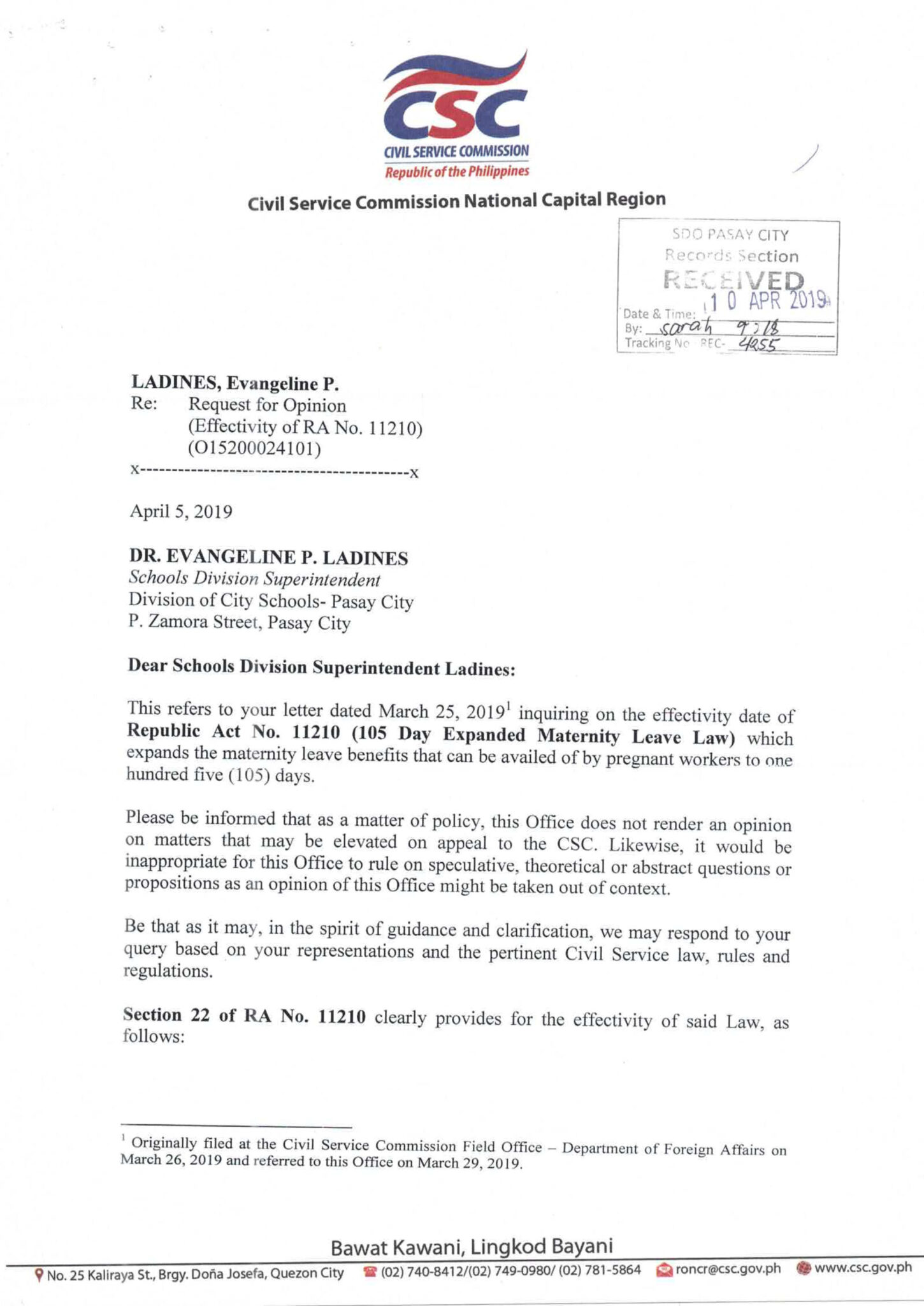 csc-clarifications-on-the-105-day-expanded-maternity-leave-law-teacherph