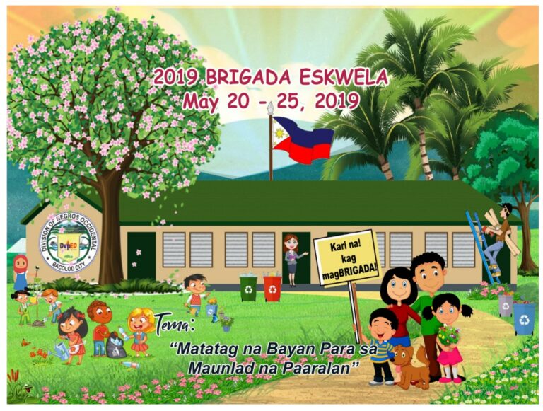 DepEd Division of Negros Occidental Official Brigada Eskwela Tarpaulin ...