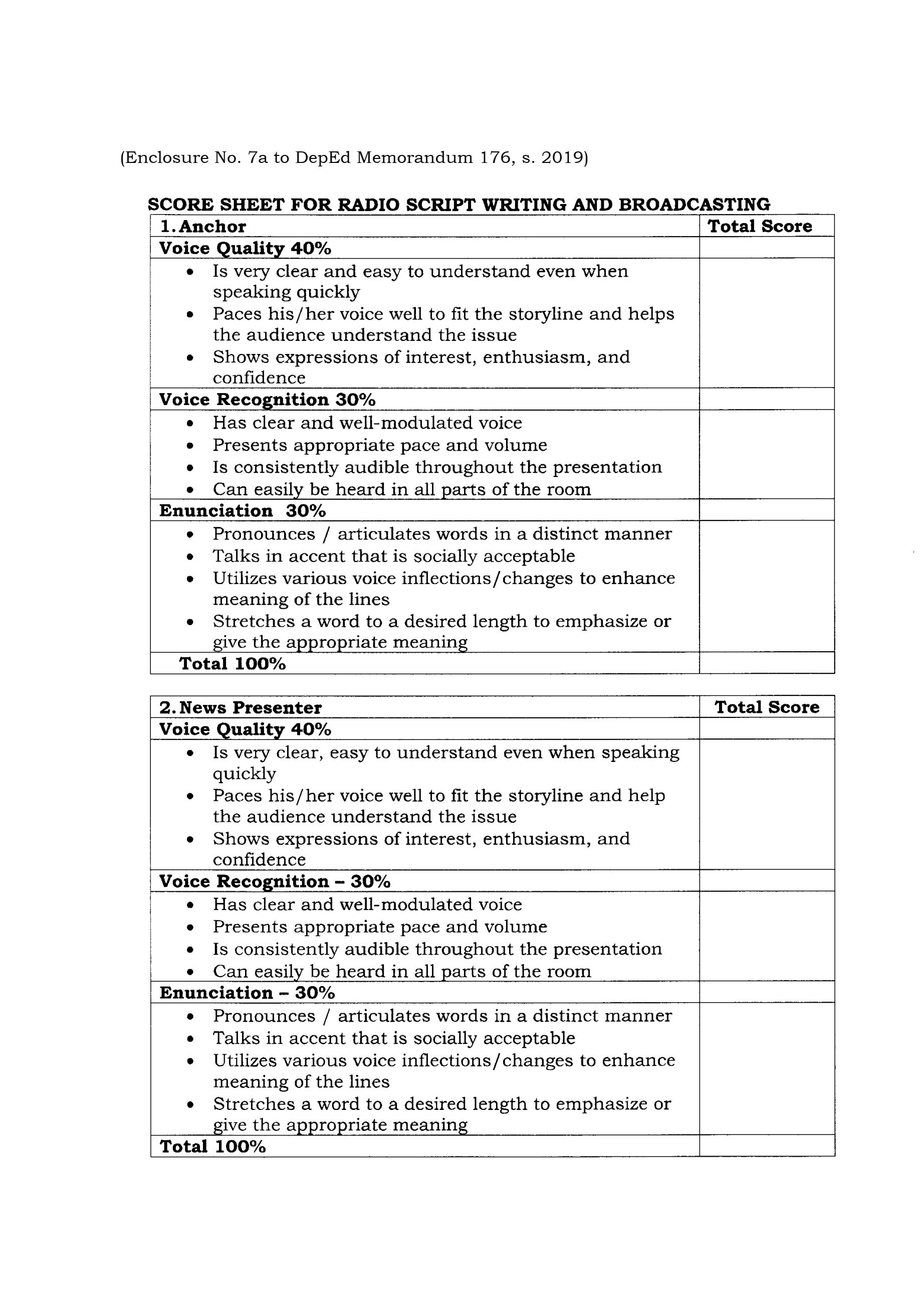 2020 NSPC Guidelines For Radio Script Writing & Broadcasting Contest ...