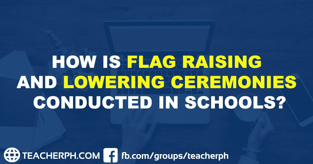 Deped Prayer For Flag Ceremony