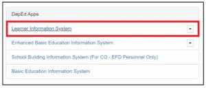 DepEd LIS User Guide For Learner Enrollment And Survey Tagging (LESF ...