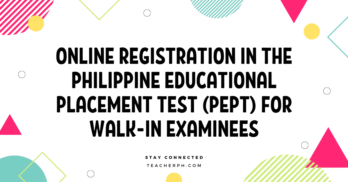 2021 Online Registration in the Philippine Educational Placement Test