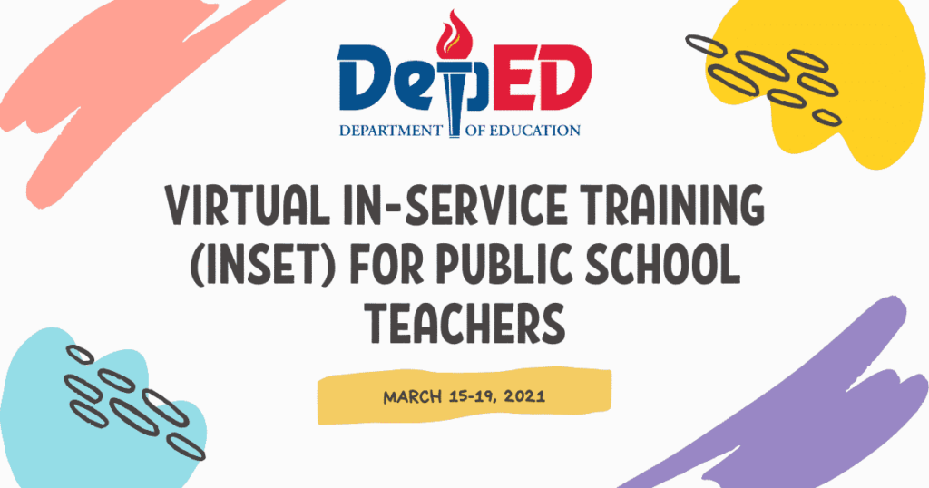 DepEd 2021 Virtual In Service Training INSET For Public School Teachers 1024x538 