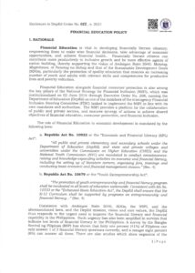 DepEd Financial Education Policy (DepEd Order No. 22, s. 2021) - TeacherPH