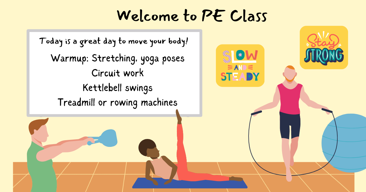 Children should do PE on a daily basis
